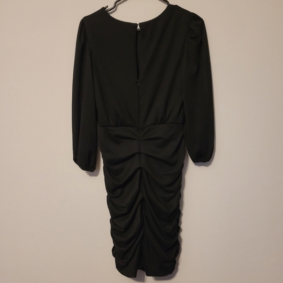 BRAND NEW Melonie T 3/4 Sleeve Sheath Dress black size 8 - Picture 4 of 5